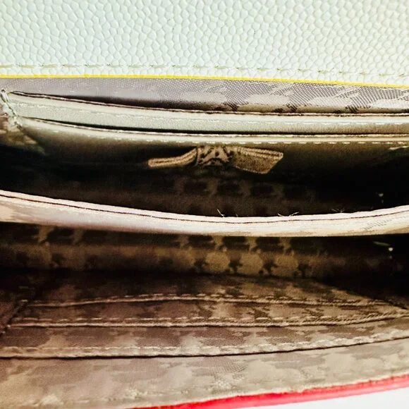 KARL LAGERFELD PARIS STUDDED EMBELLISHED RHINESTONE SMALL CROSSBODY BAG - Picture 10 of 14